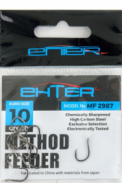 Enter METHOD FEEDER Black Nickel size: 14